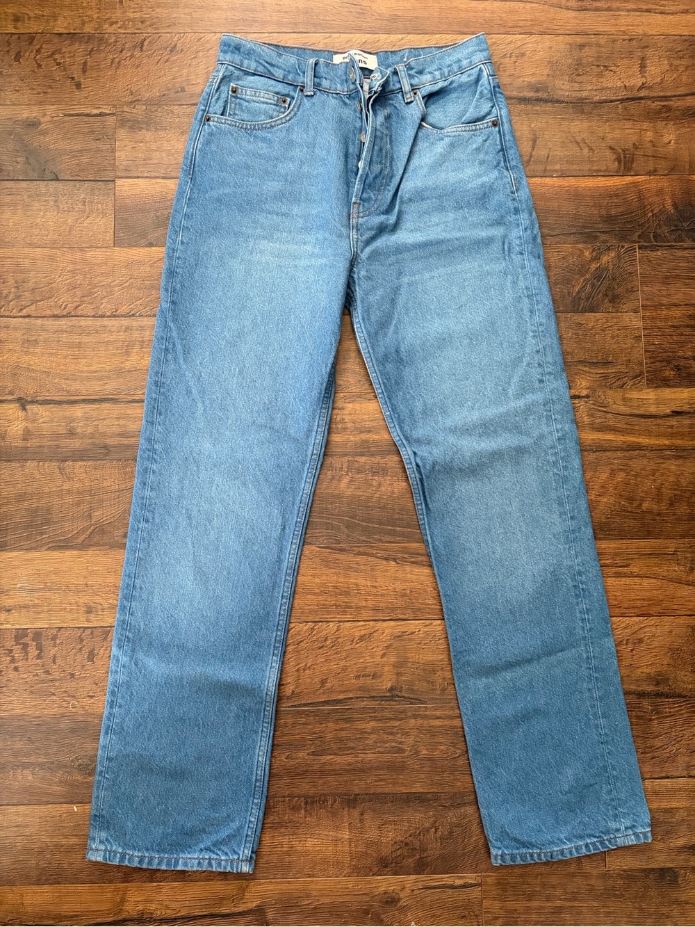 Reformation Cynthia High Relaxed Jeans in Mykonos